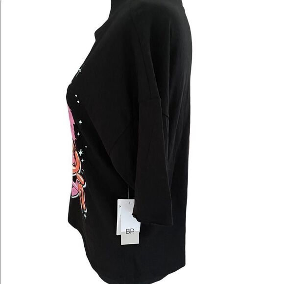 New with tags BP black Elton John graphic tee shirt, size S - Picture 3 of 6